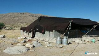 اقامتگاه بوم گردی کوچ بوم عشایری مله کبود استان لرستان- سیاه چادر